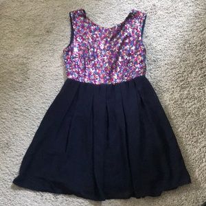 Joyce multi-colored sequined dress